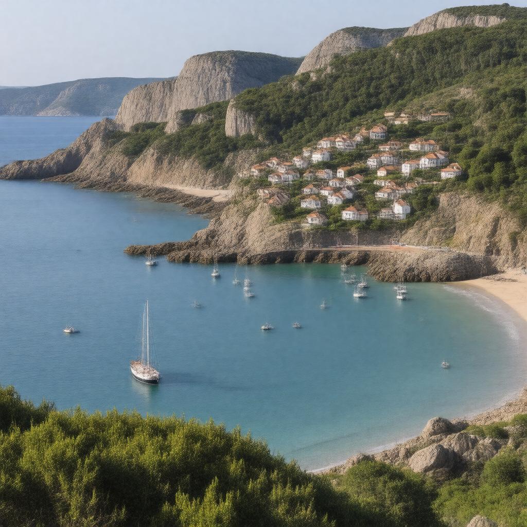 AI-created image of Douarnenez