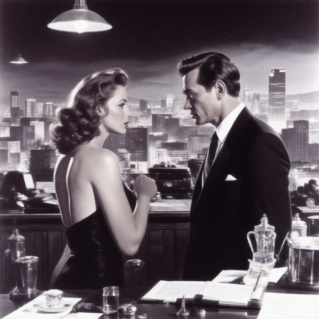 AI-created image of Double Indemnity