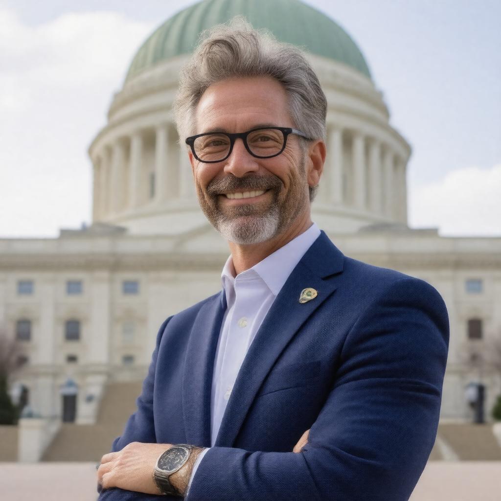 AI-created image of Doug Burgum