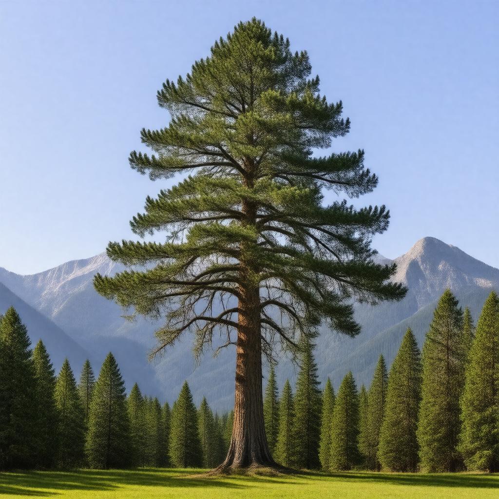 AI-created image of Douglas-fir
