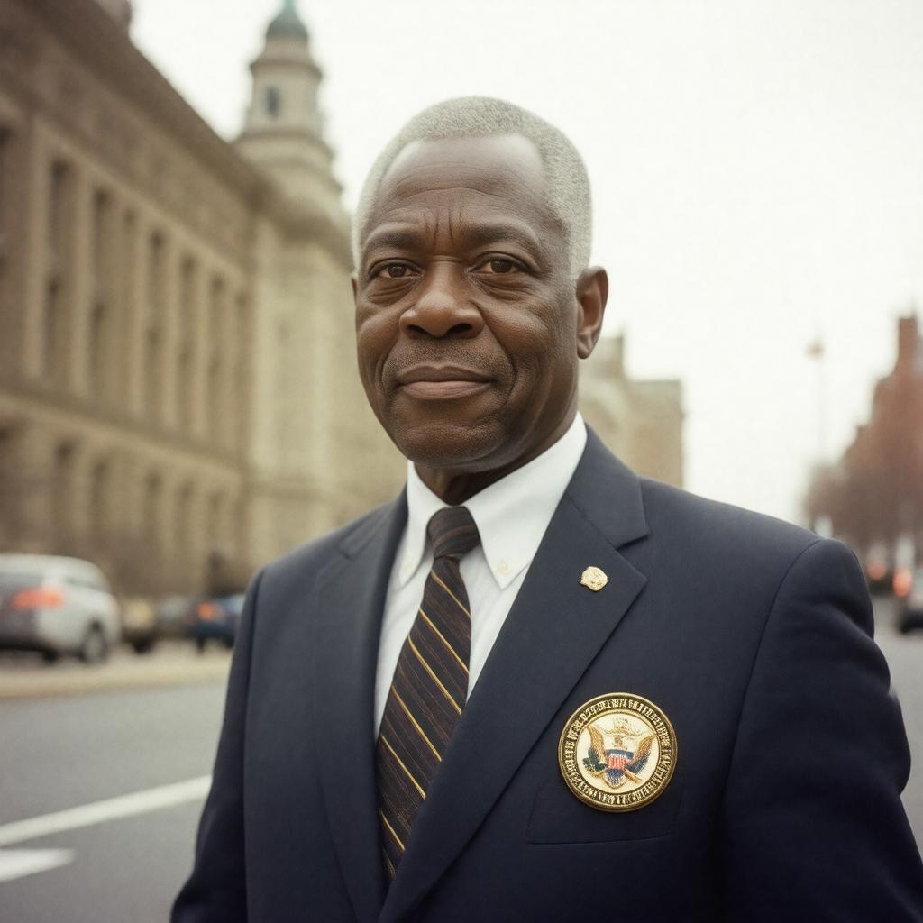 AI-created image of Douglas B. Palmer