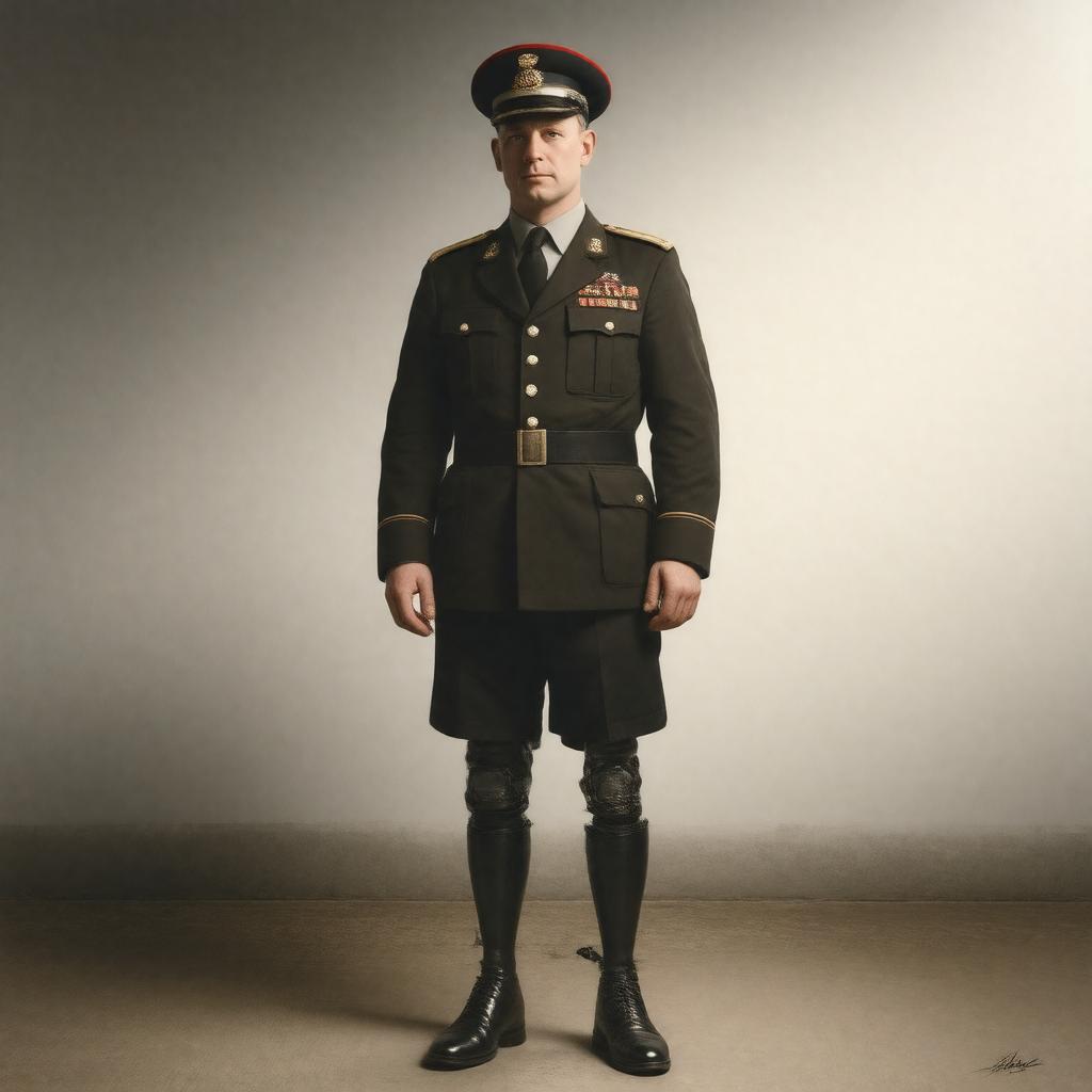 AI-created image of Douglas Bader