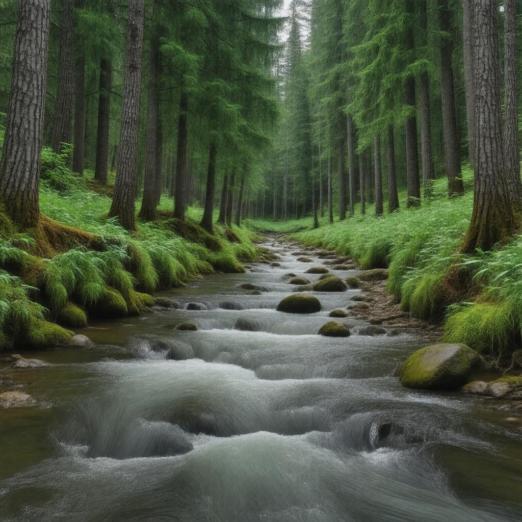 AI-created image of Douglas Creek