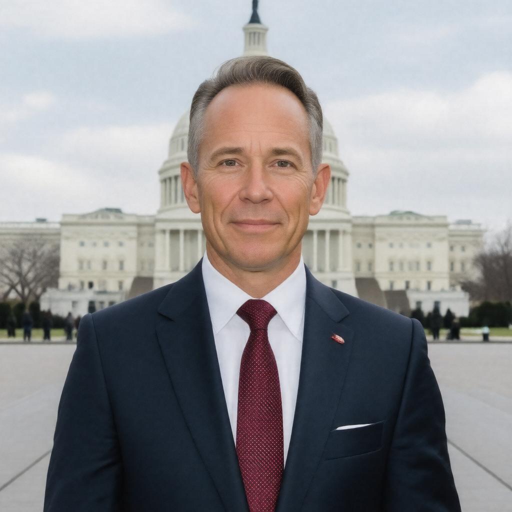 AI-created image of Douglas Emhoff