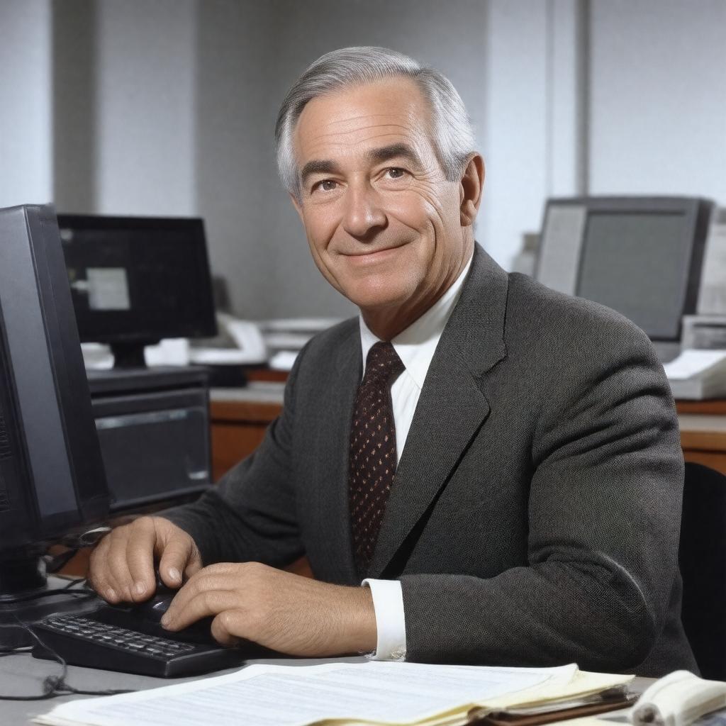 AI-created image of Douglas Engelbart