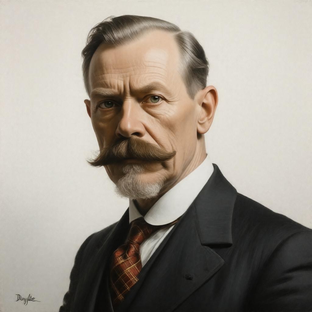 AI-created image of Douglas Hyde