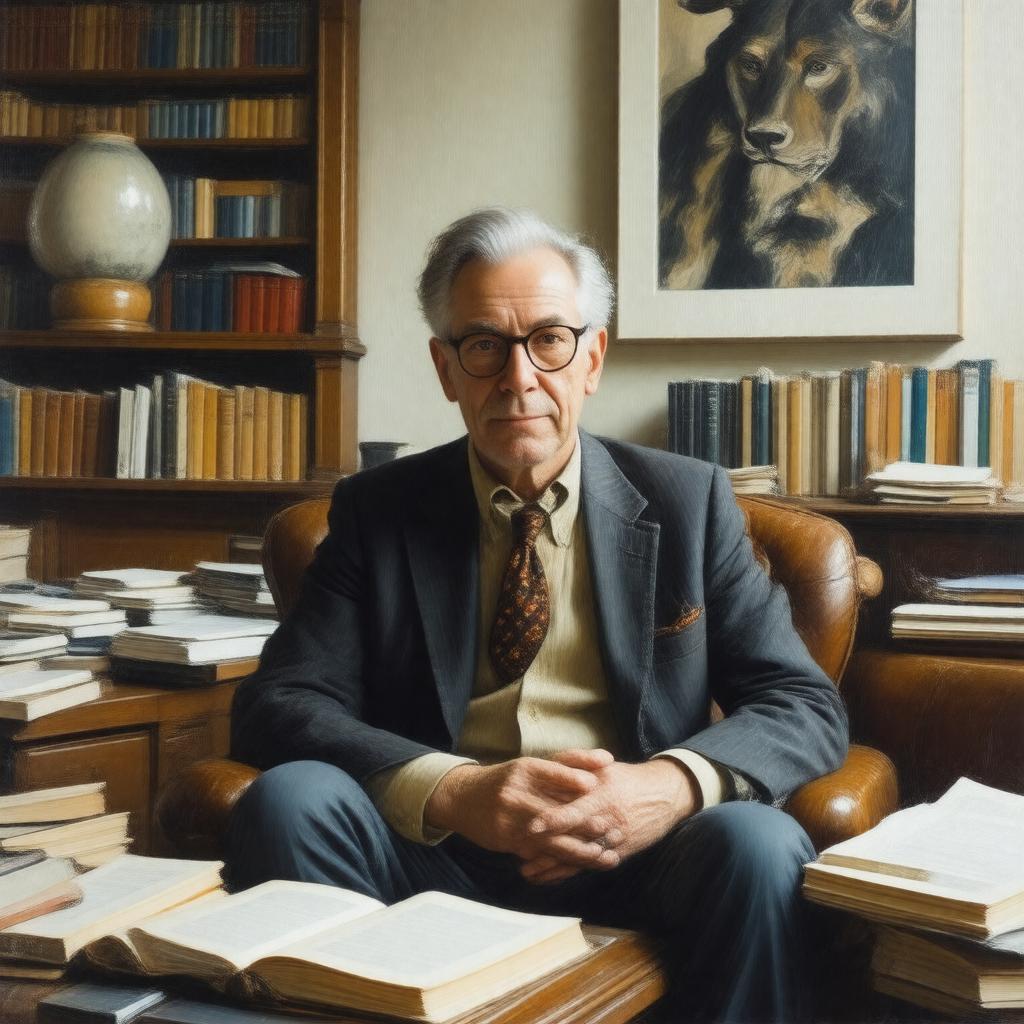 AI-created image of Douglas Stuart