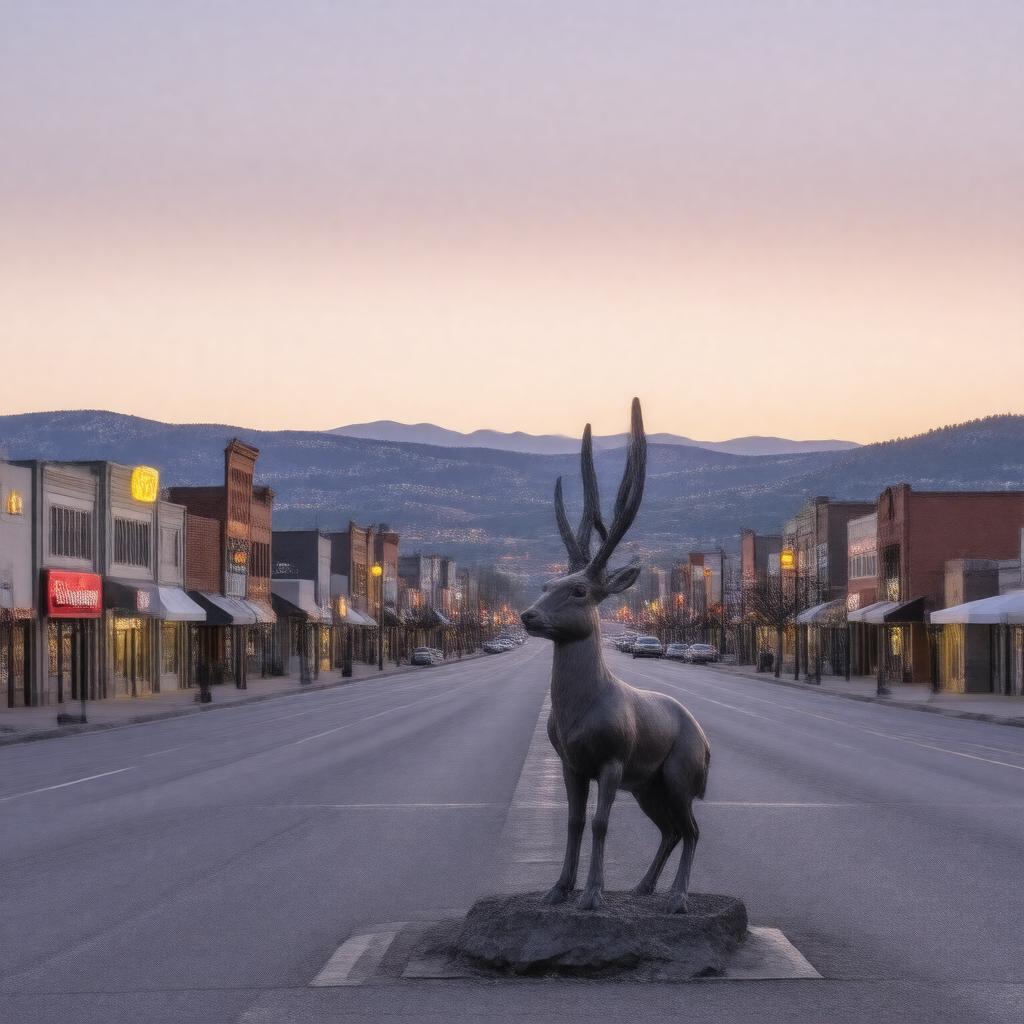 AI-created image of Douglas, Wyoming