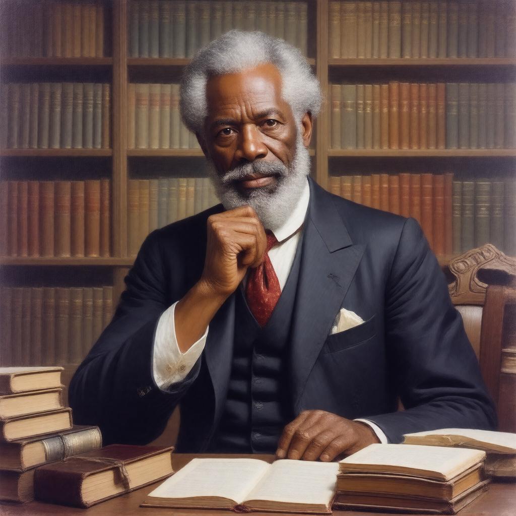 AI-created image of Douglass North