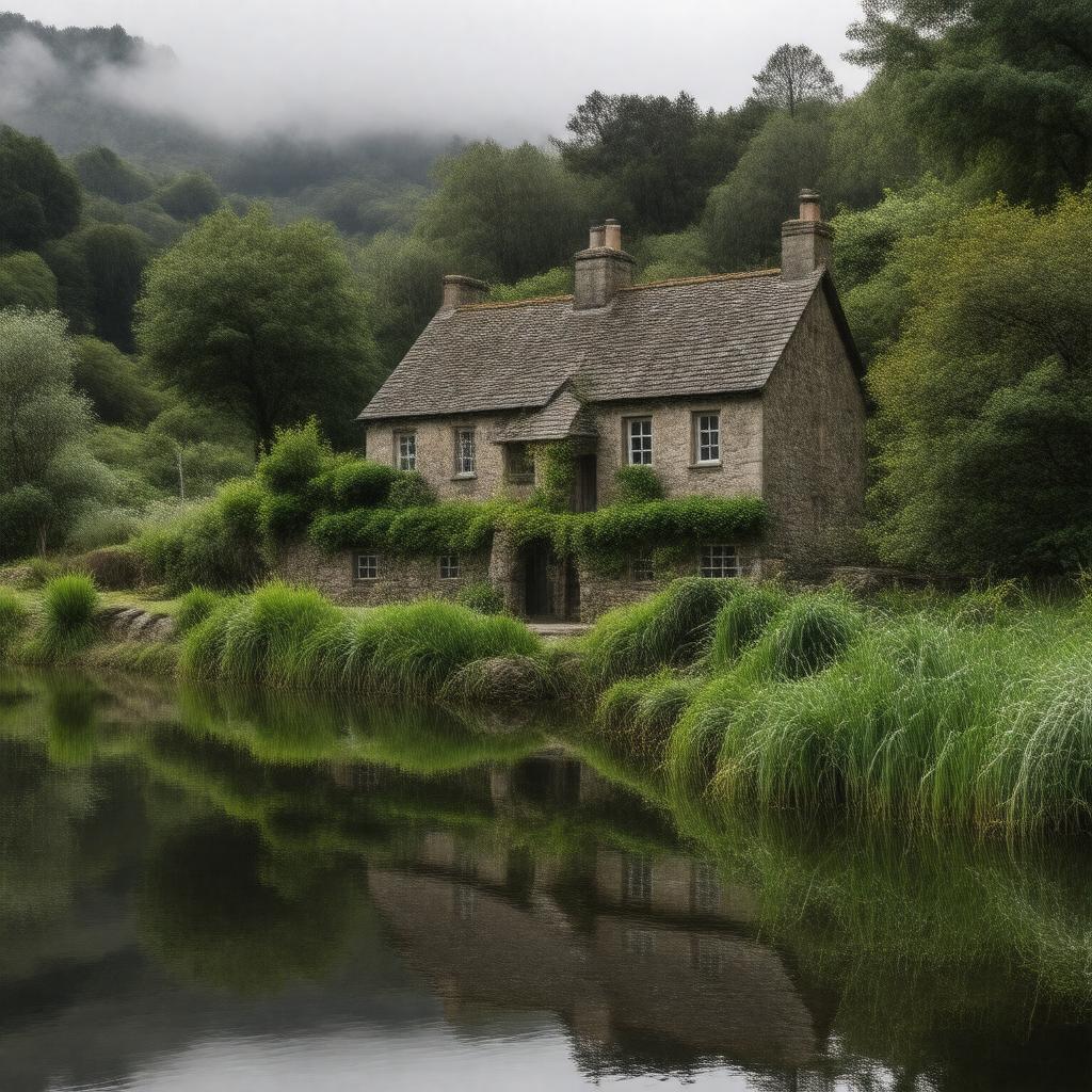 Click to view larger image AI-created image of Dove Cottage