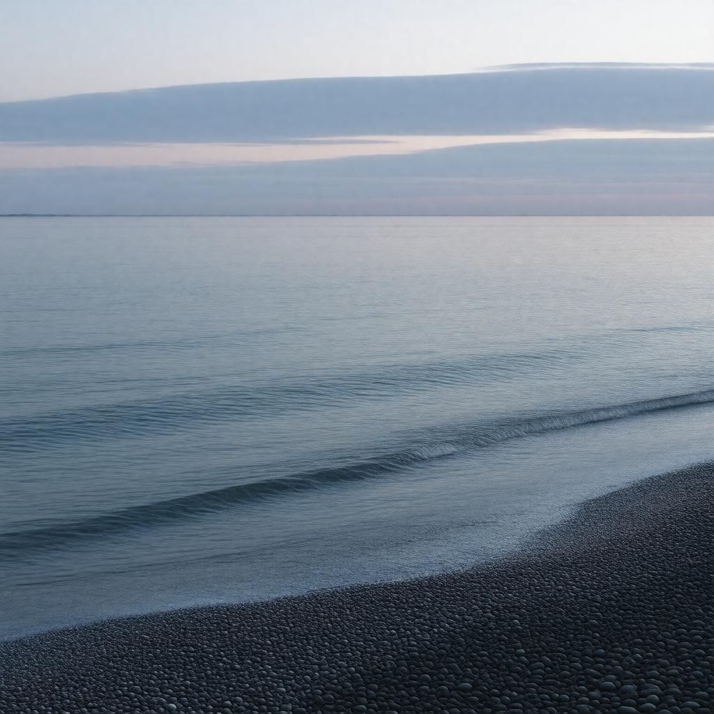 AI-created image of Dover Beach