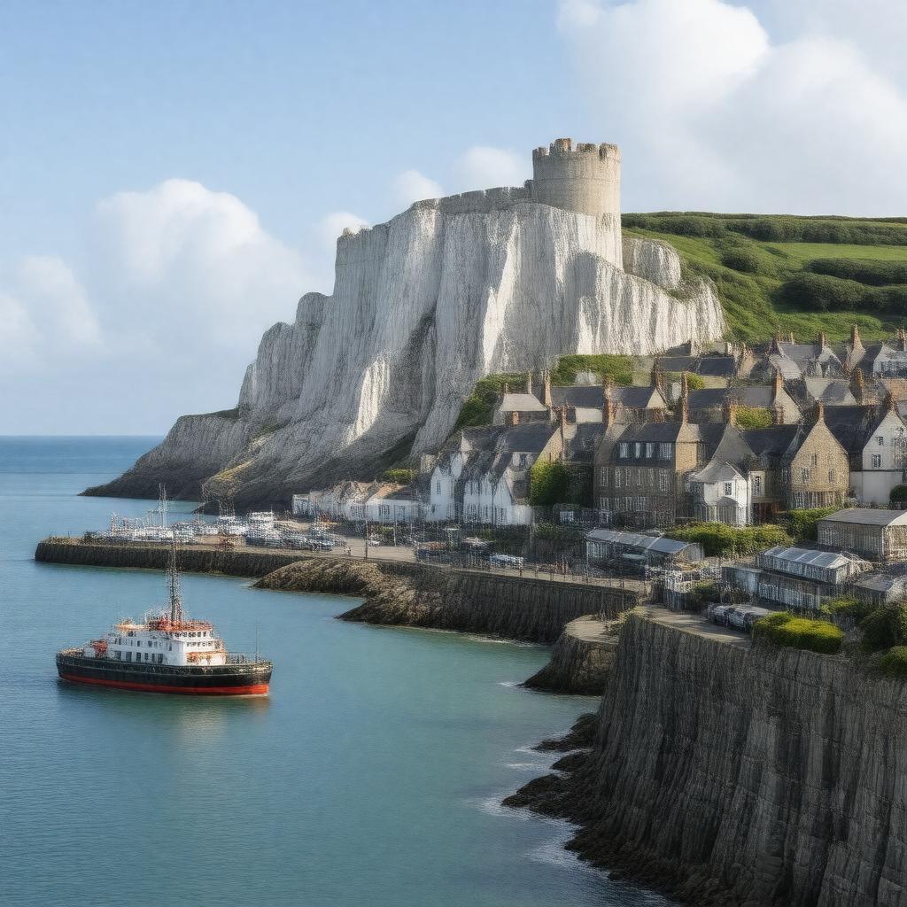 AI-created image of Dover, England