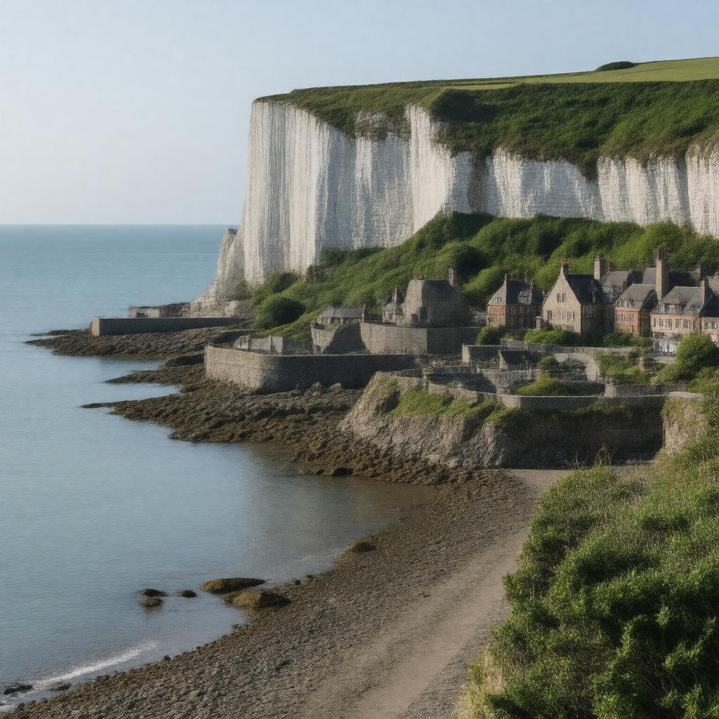AI-created image of Dover, Kent, England