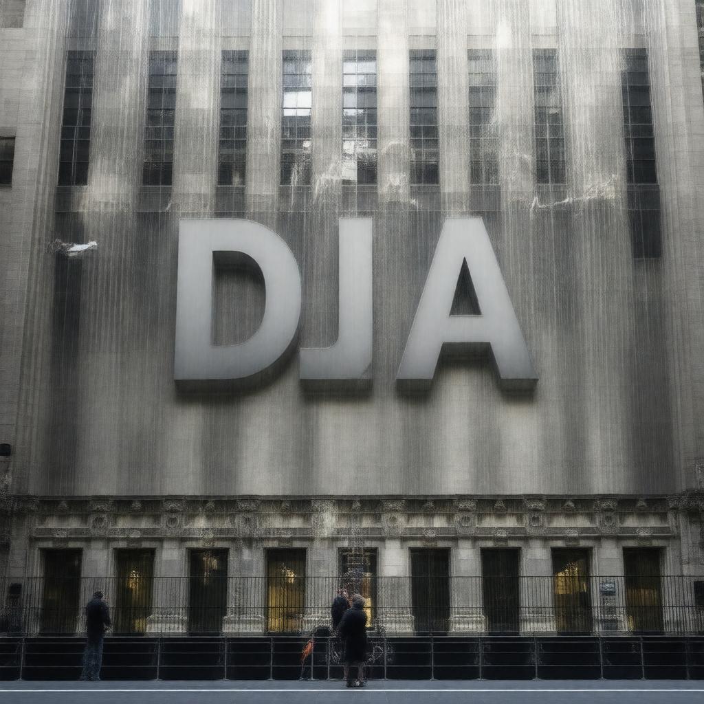 AI-created image of Dow Jones Industrial Average