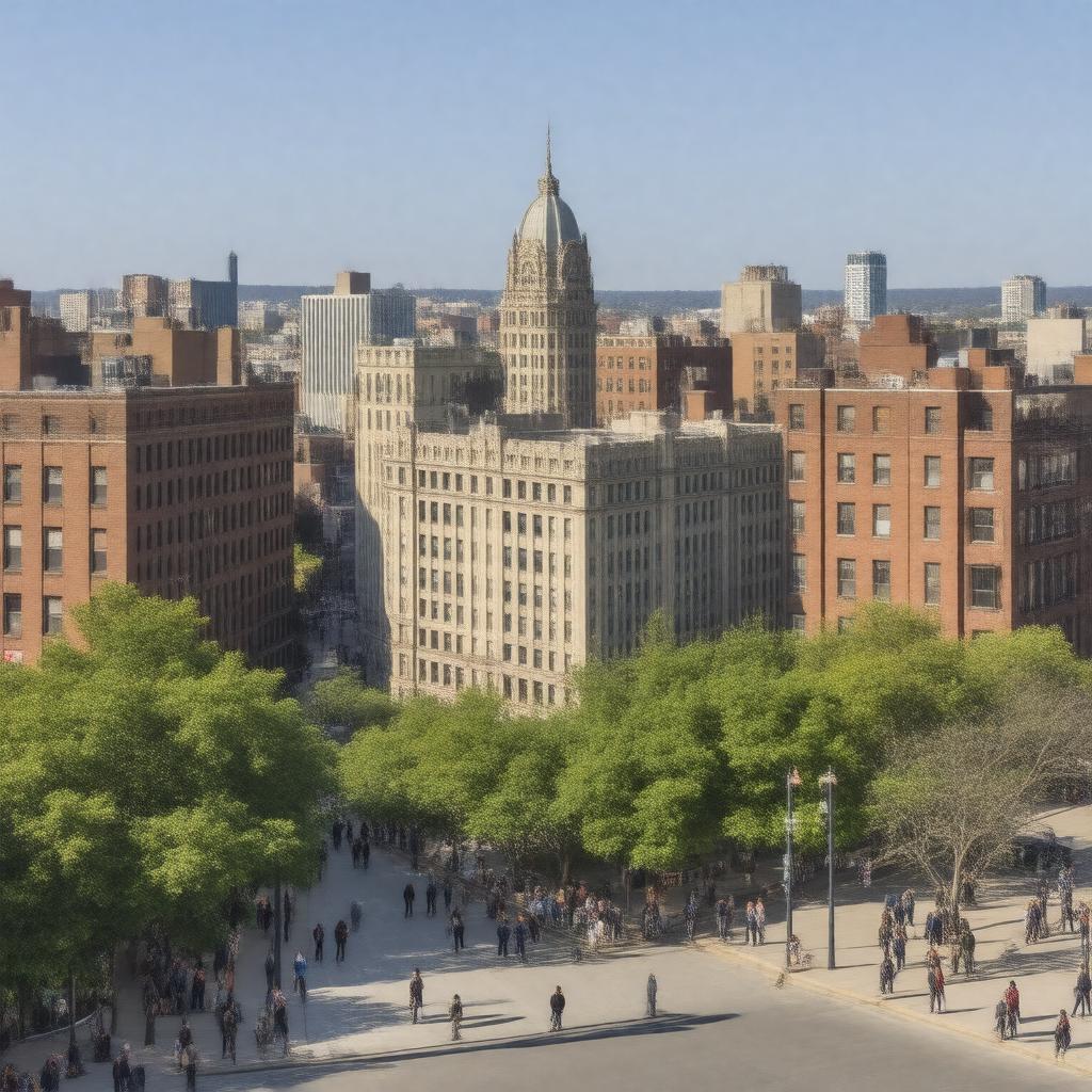 AI-created image of Downcity Providence