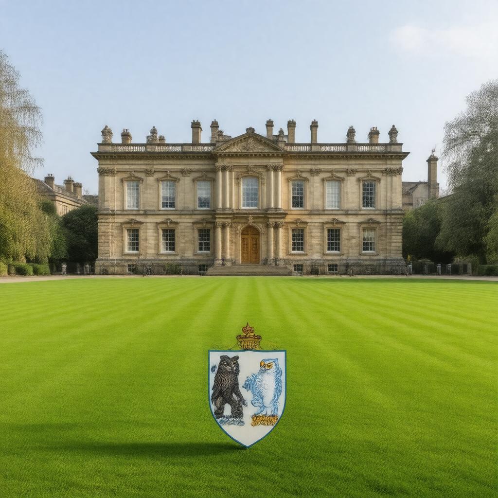 AI-created image of Downing College, Cambridge