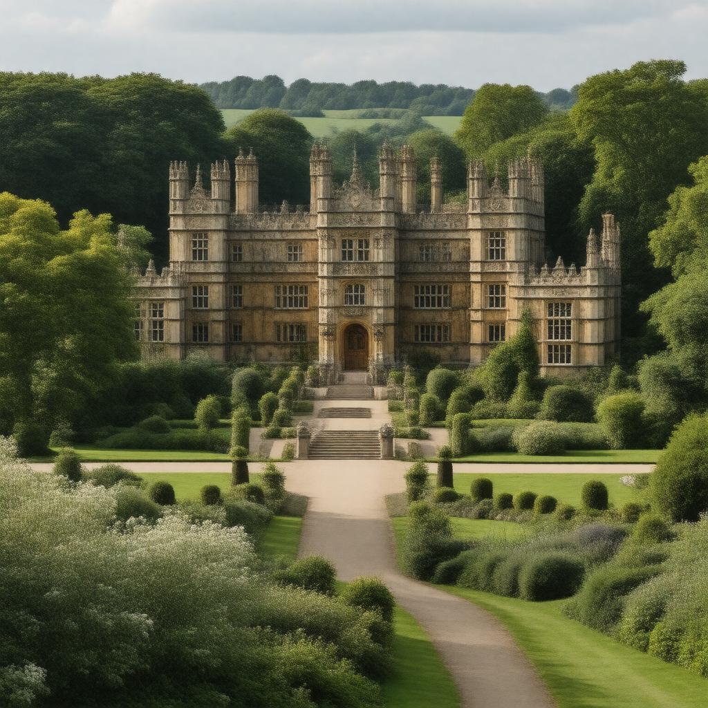 AI-created image of Downton Abbey
