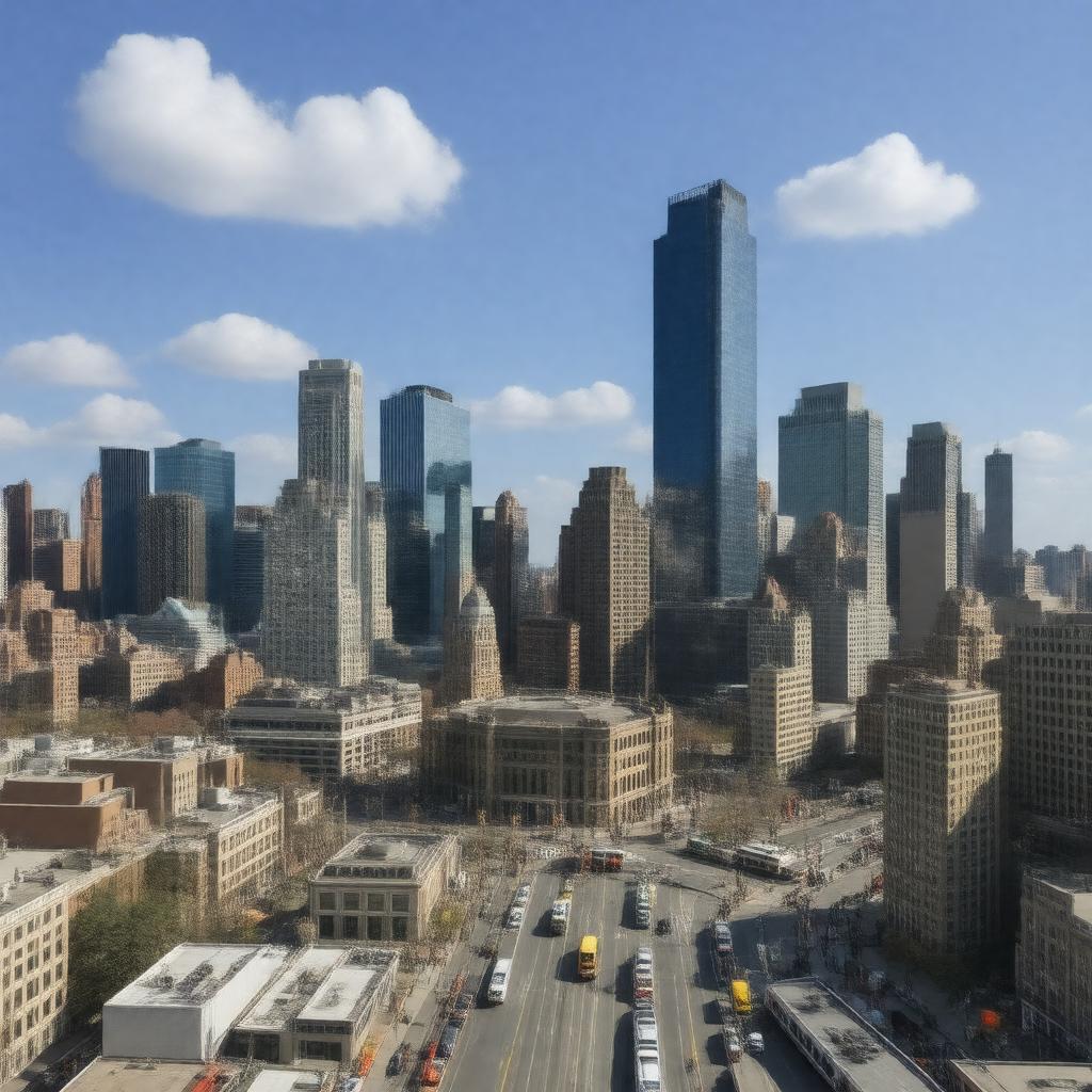 AI-created image of Downtown