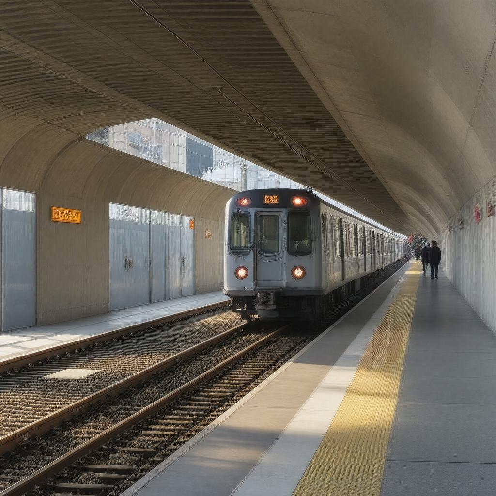 Click to view larger image AI-created image of Downtown Berkeley BART