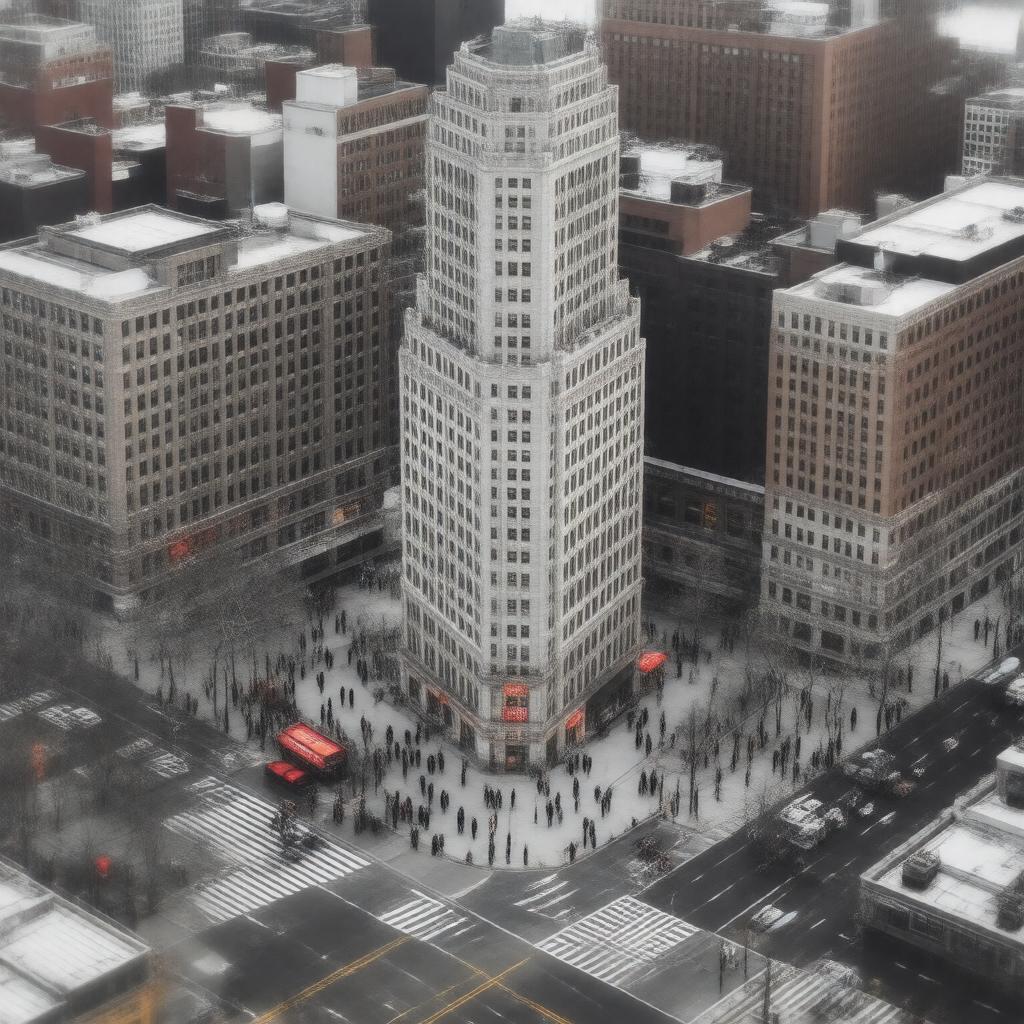 Click to view larger image AI-created image of Downtown Crossing