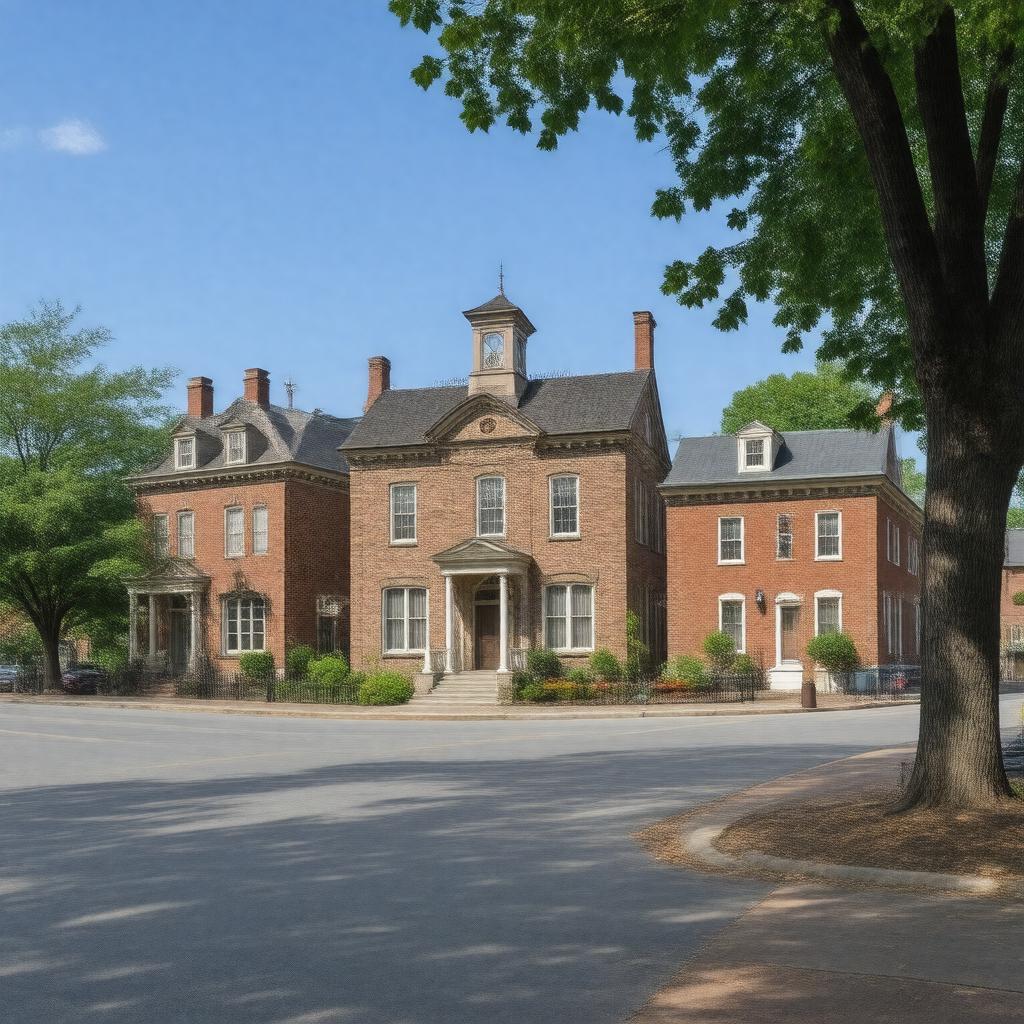 AI-created image of Downtown Haverhill Historic District