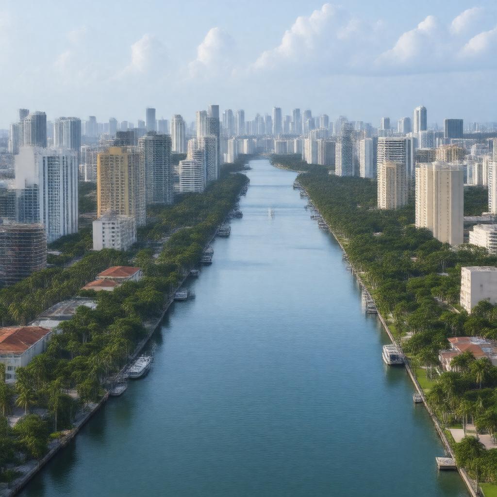 AI-created image of Downtown Miami