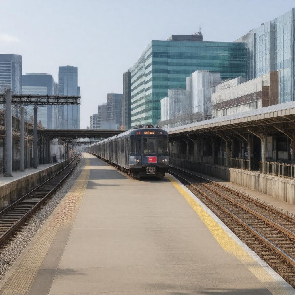 AI-created image of Downtown Station