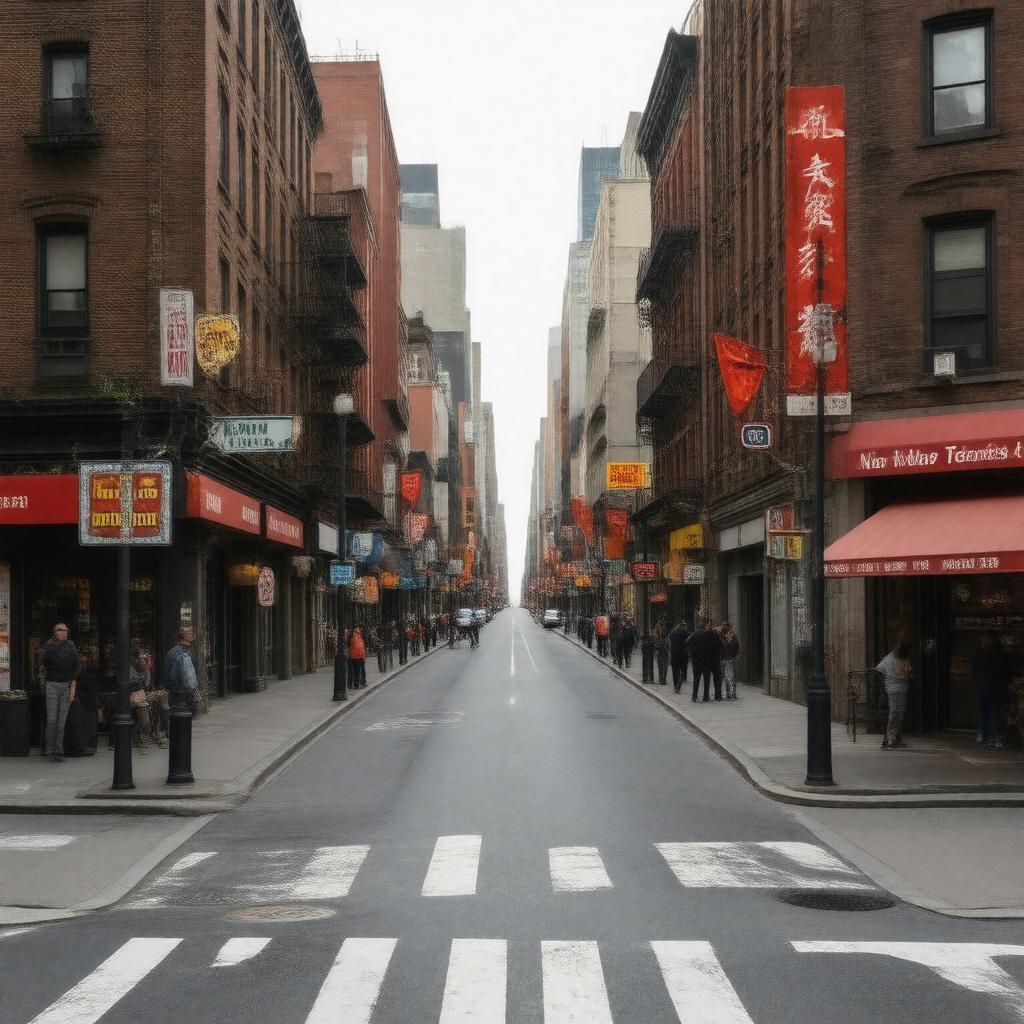 AI-created image of Doyers Street