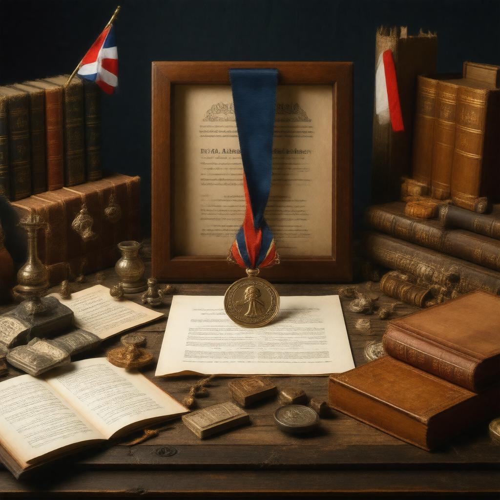 Click to view larger image AI-created image of Dr. A.H. Heineken Prize for History