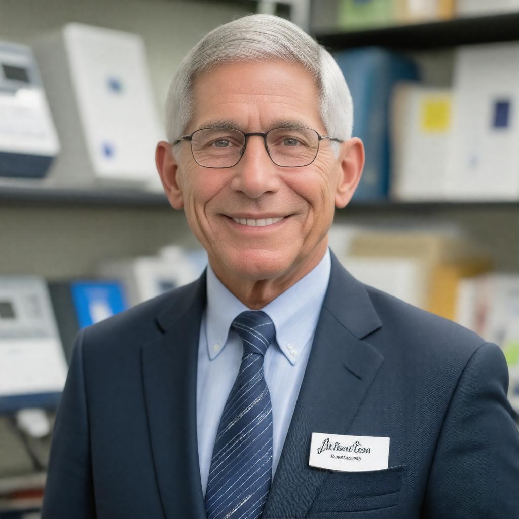 AI-created image of Dr. Anthony Fauci