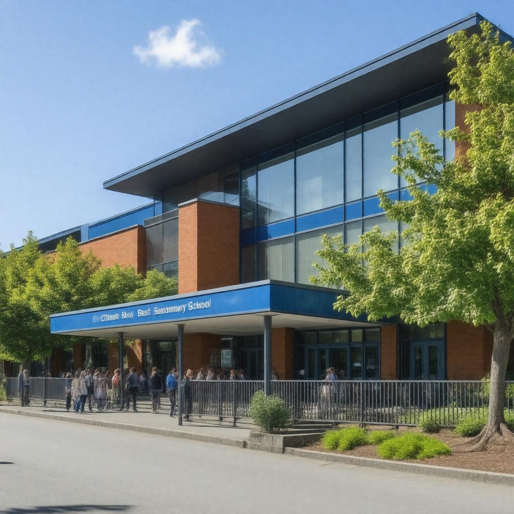 AI-created image of Dr. Charles Best Secondary School