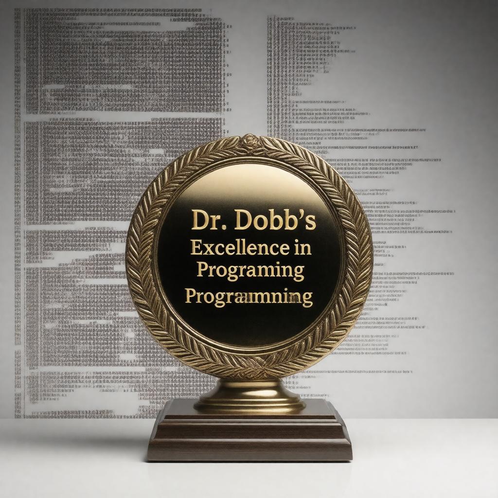 Click to view larger image AI-created image of Dr. Dobb's Excellence in Programming Award