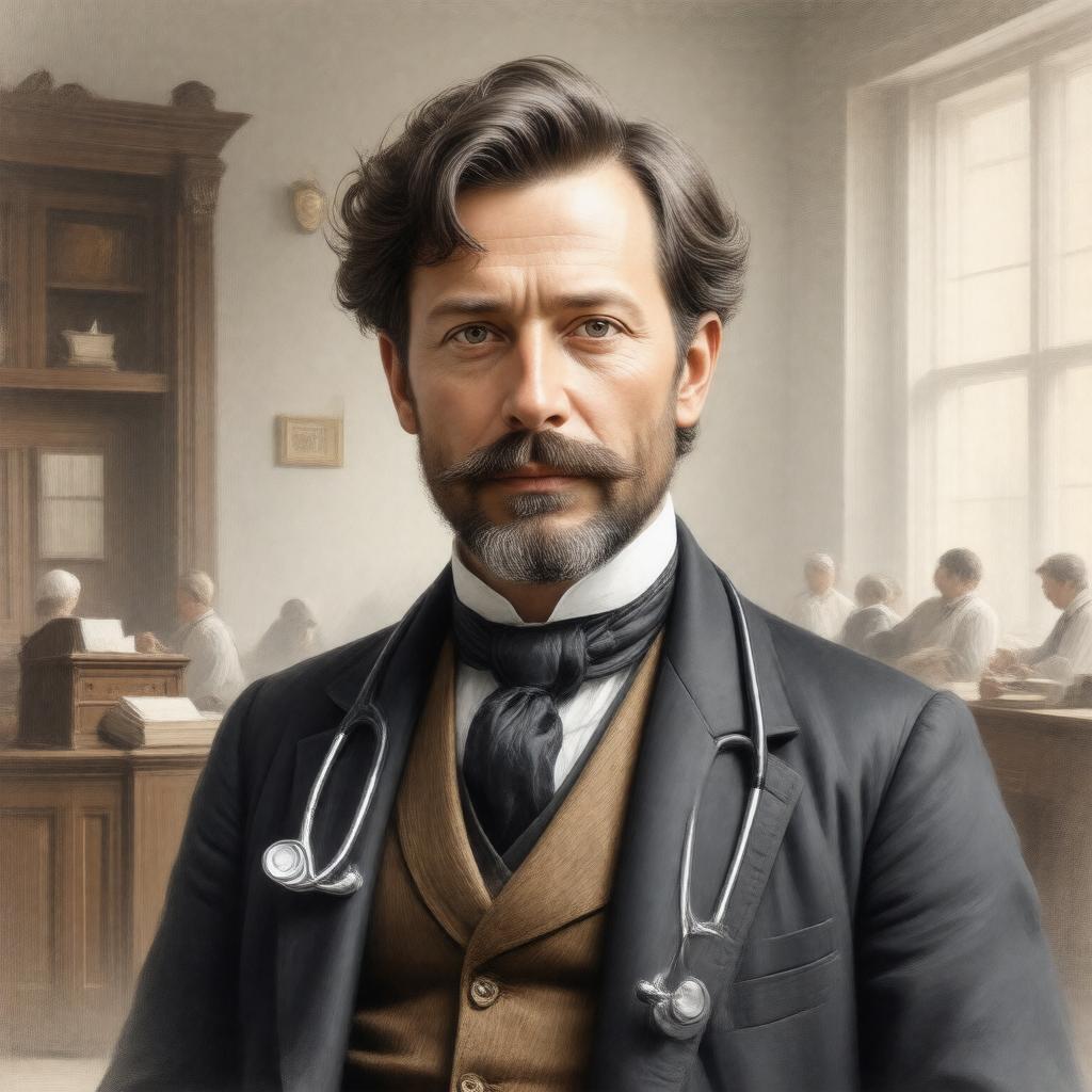 AI-created image of Dr. George Clarke