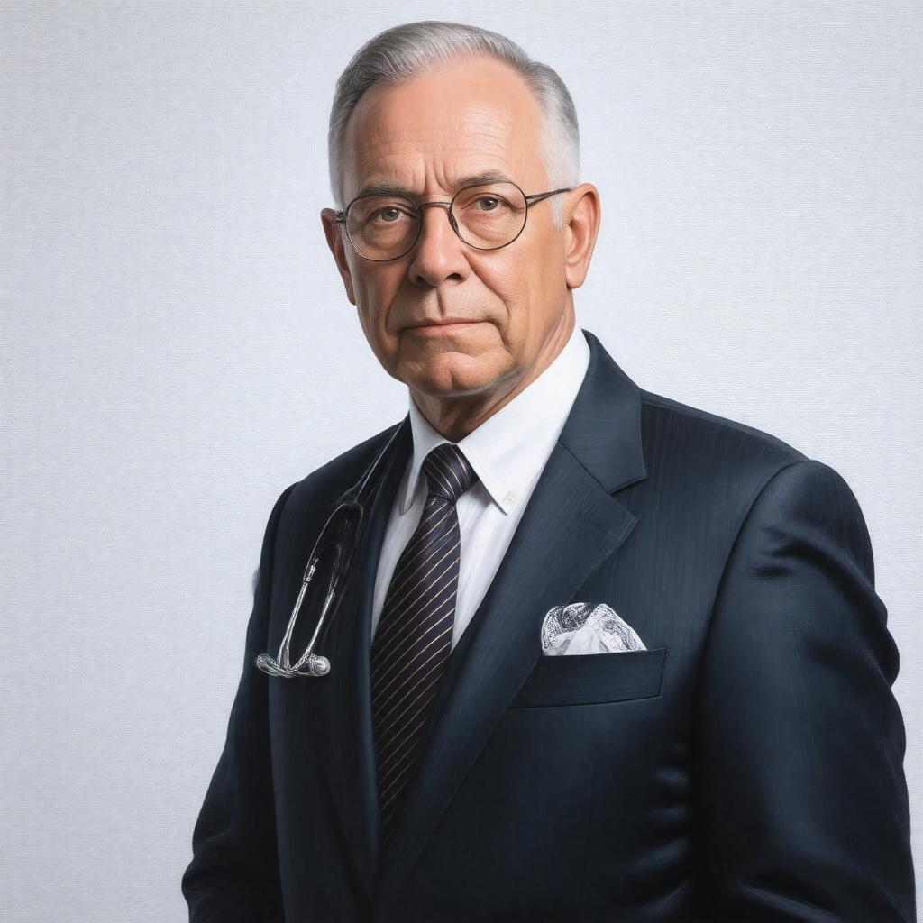 AI-created image of Dr. John F. Holmes