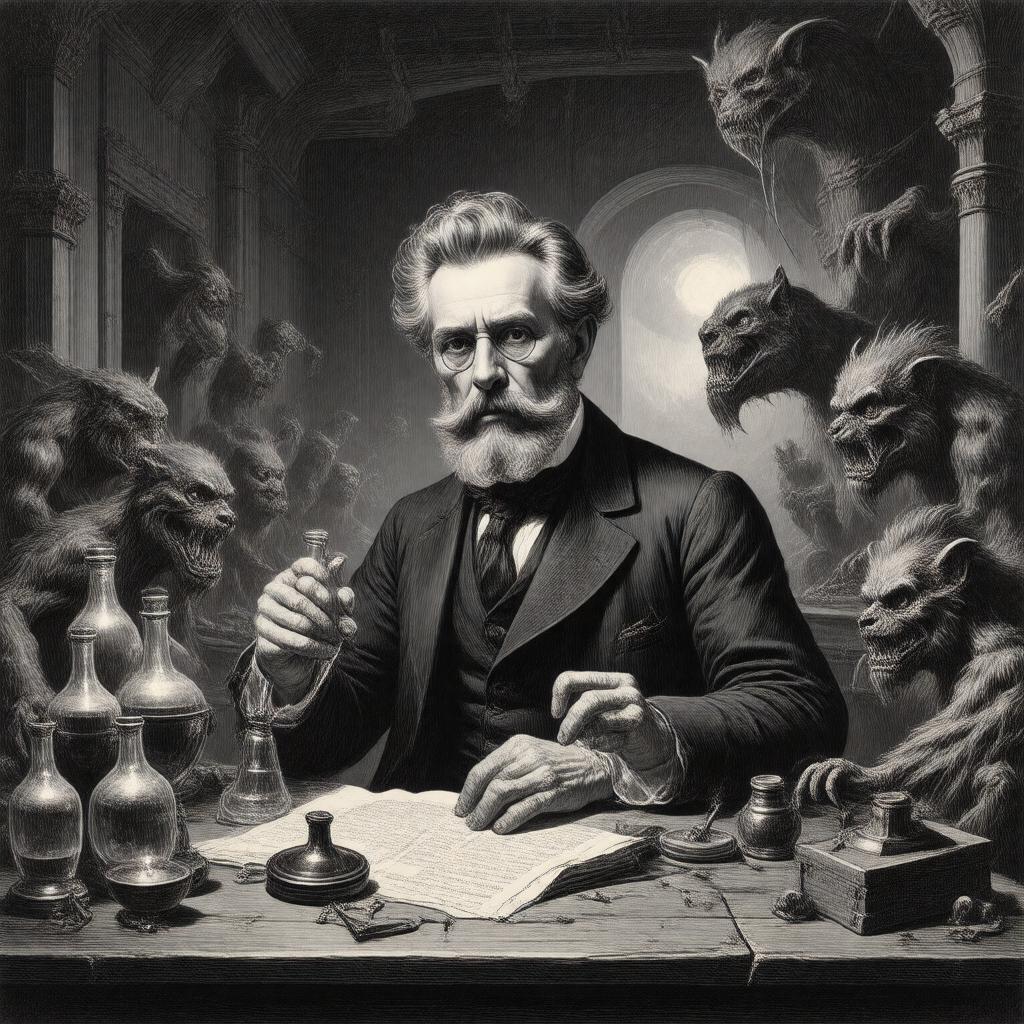AI-created image of Dr. Moreau