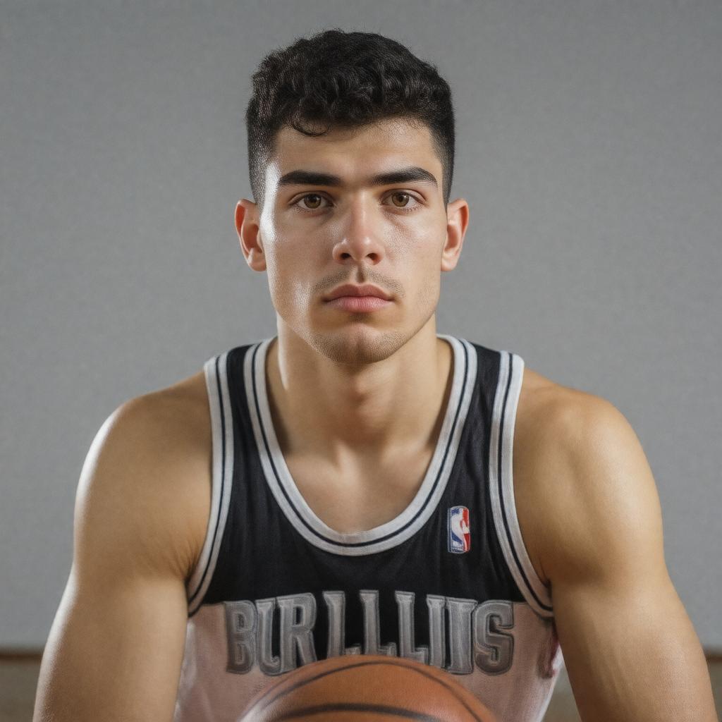 AI-created image of Dražen Petrović