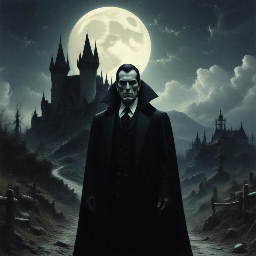 AI-created image of Dracula