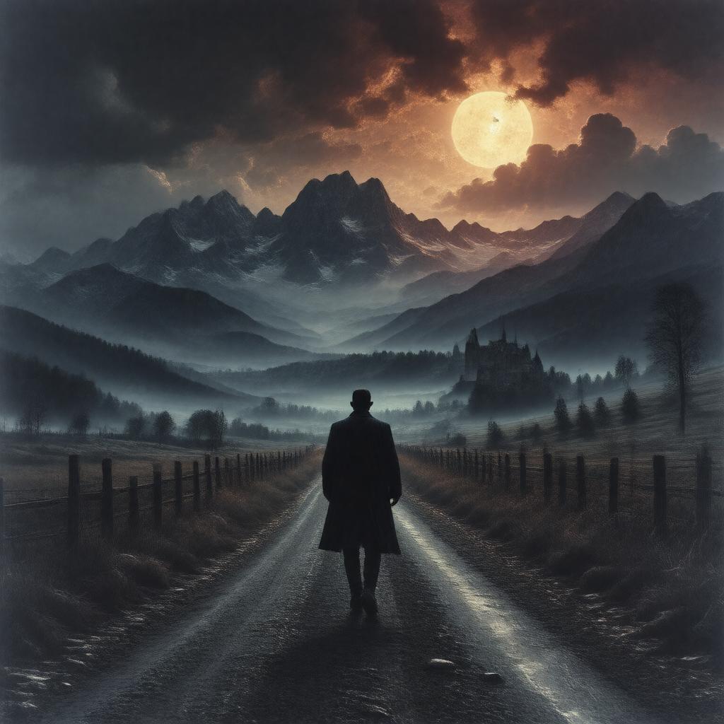 AI-created image of Dracula's Guest