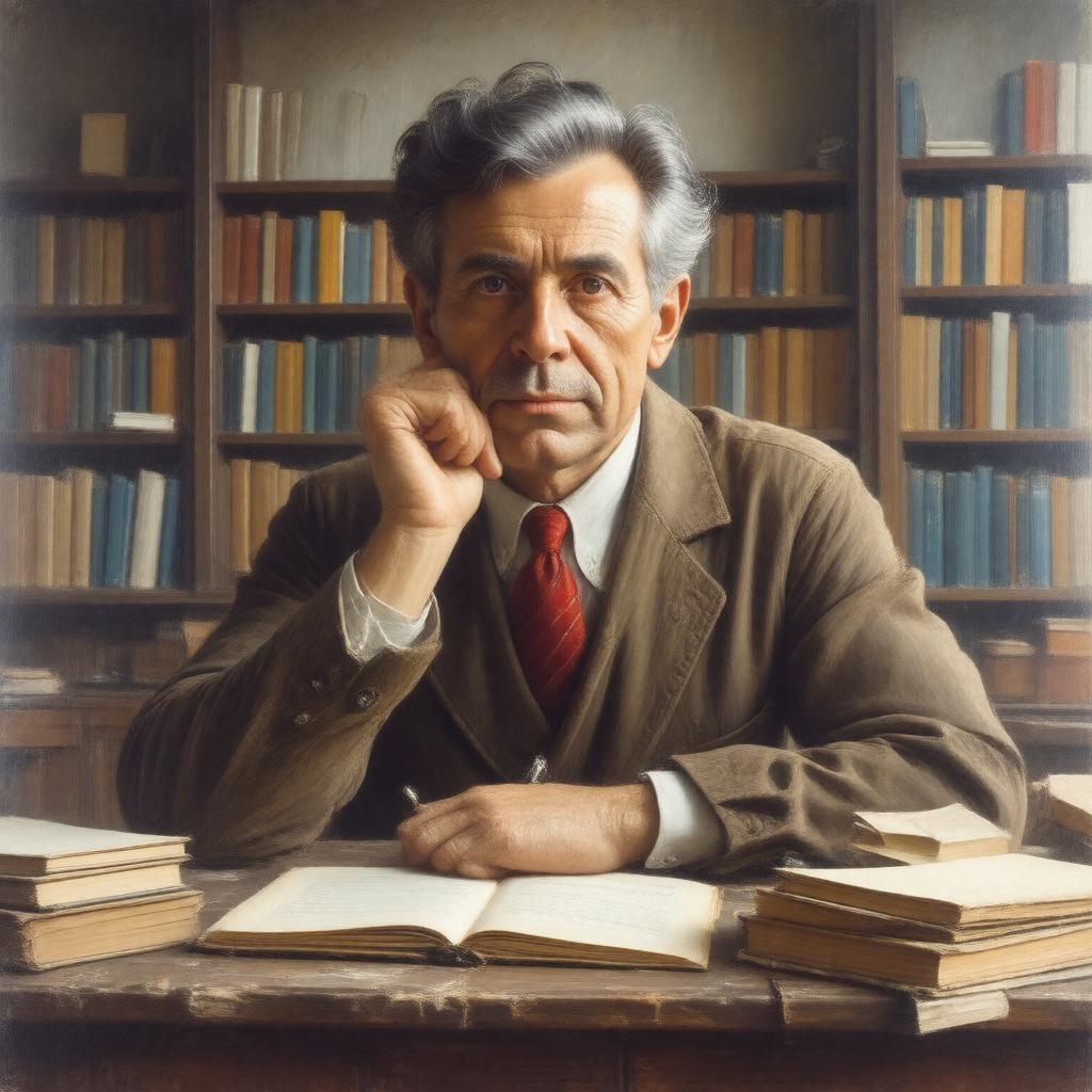 AI-created image of Drago Jančar