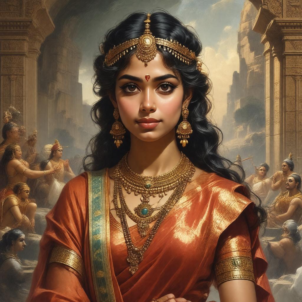 AI-created image of Draupadi