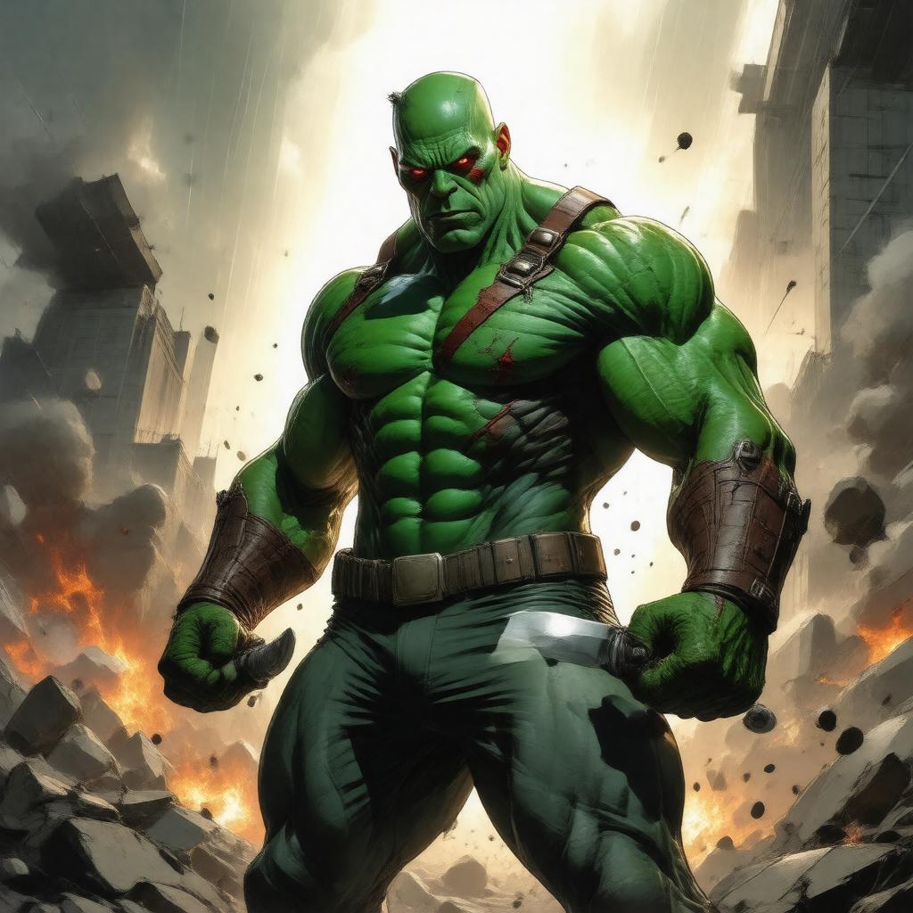 AI-created image of Drax the Destroyer