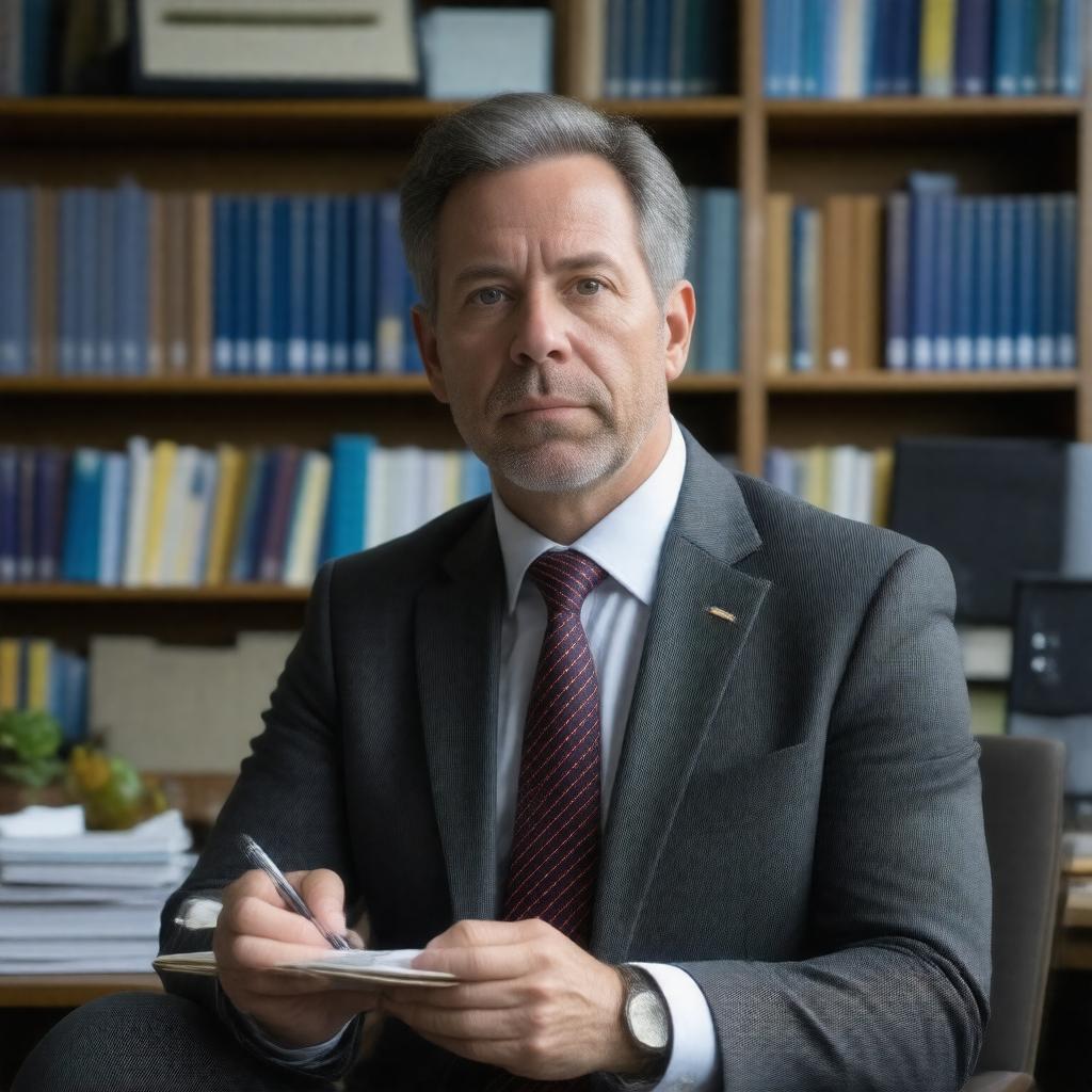 AI-created image of Drew Weissman