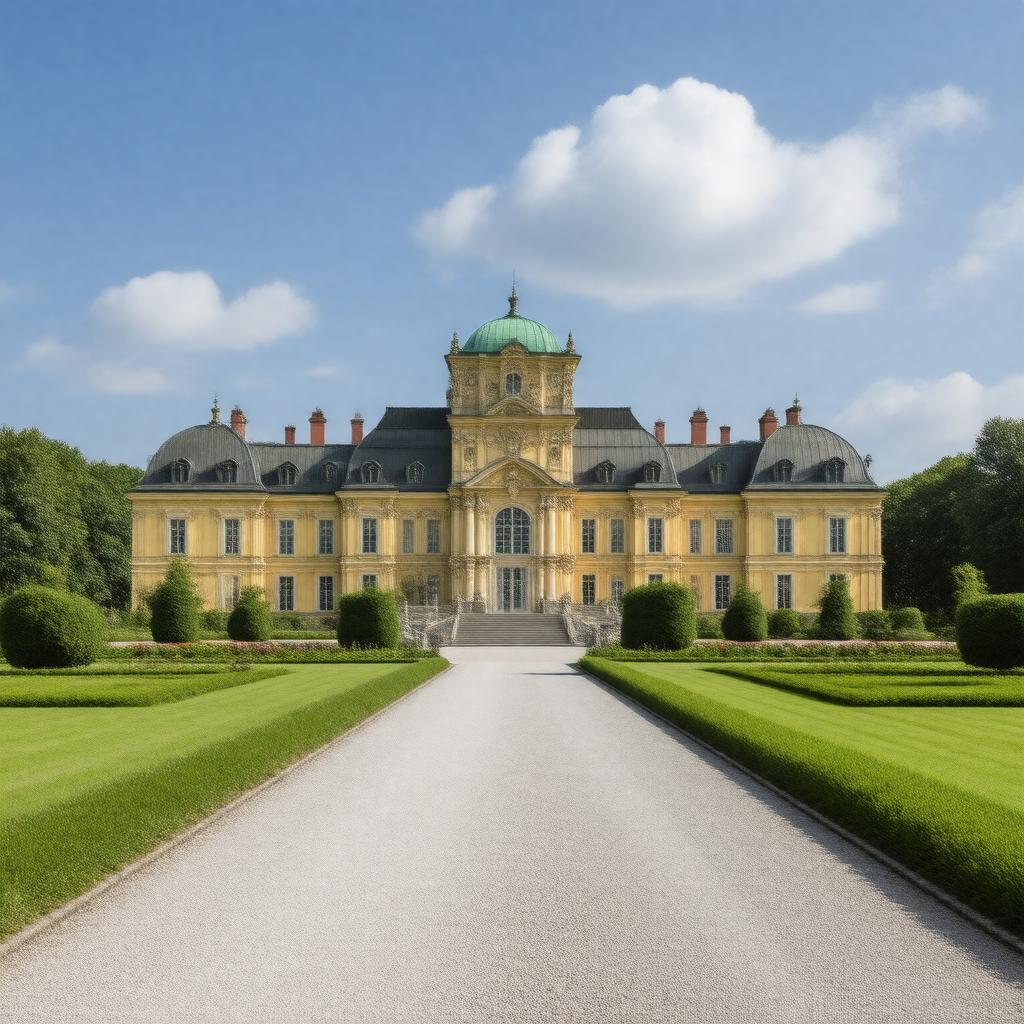 AI-created image of Drottningholm Palace