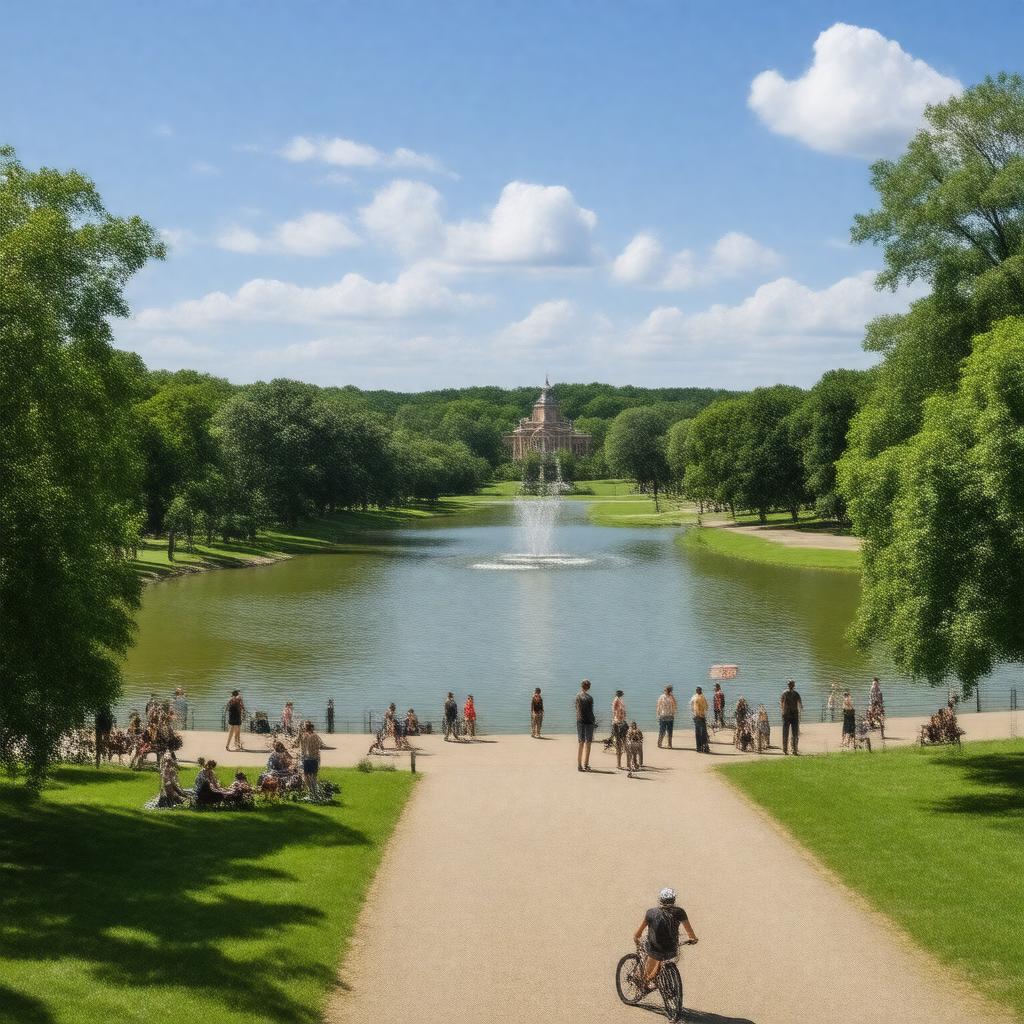 AI-created image of Druid Hill Park