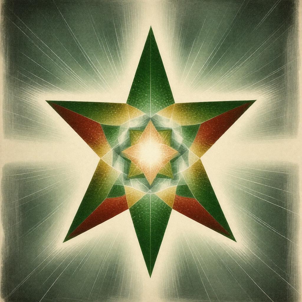 Click to view larger image AI-created image of Druze star