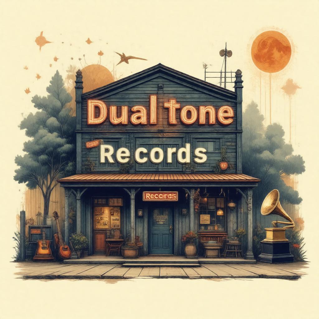 AI-created image of Dualtone Records