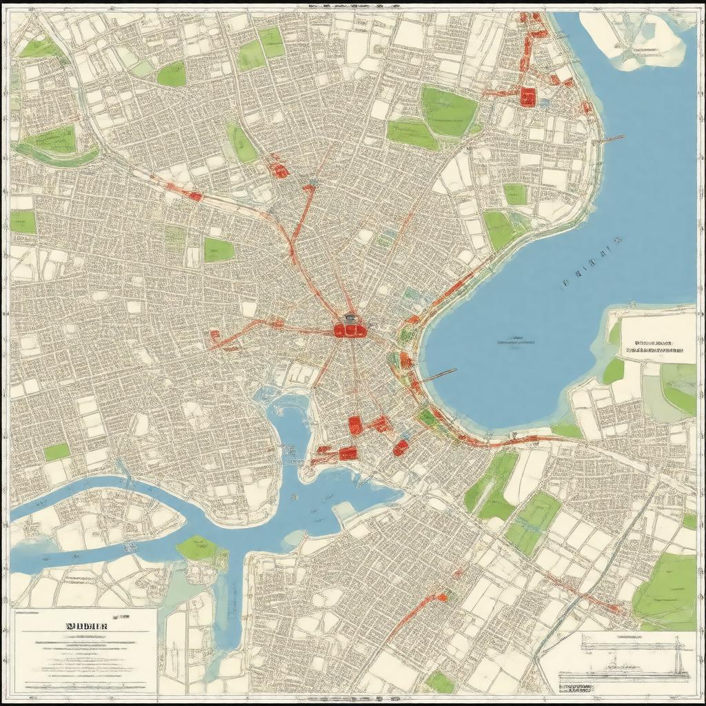 AI-created image of Dublin City Council area
