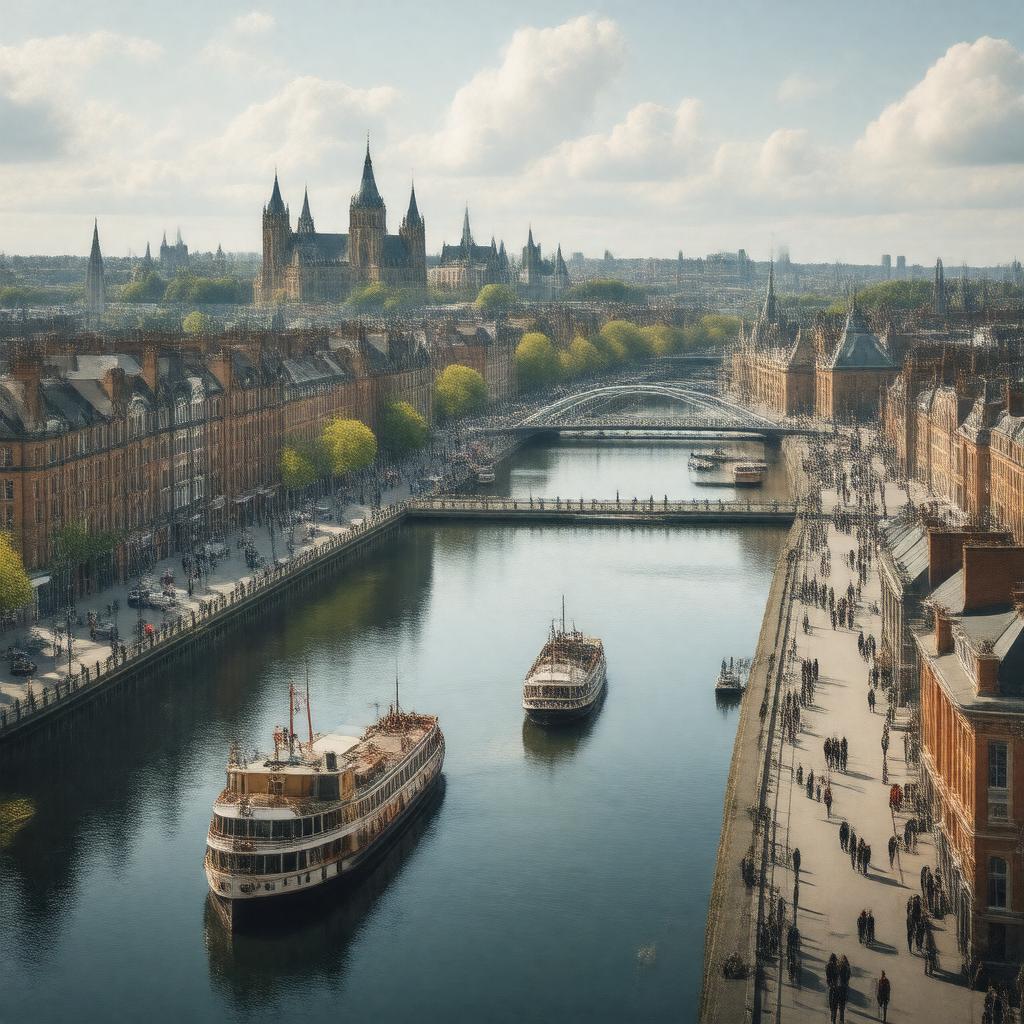 AI-created image of Dublin, Ireland