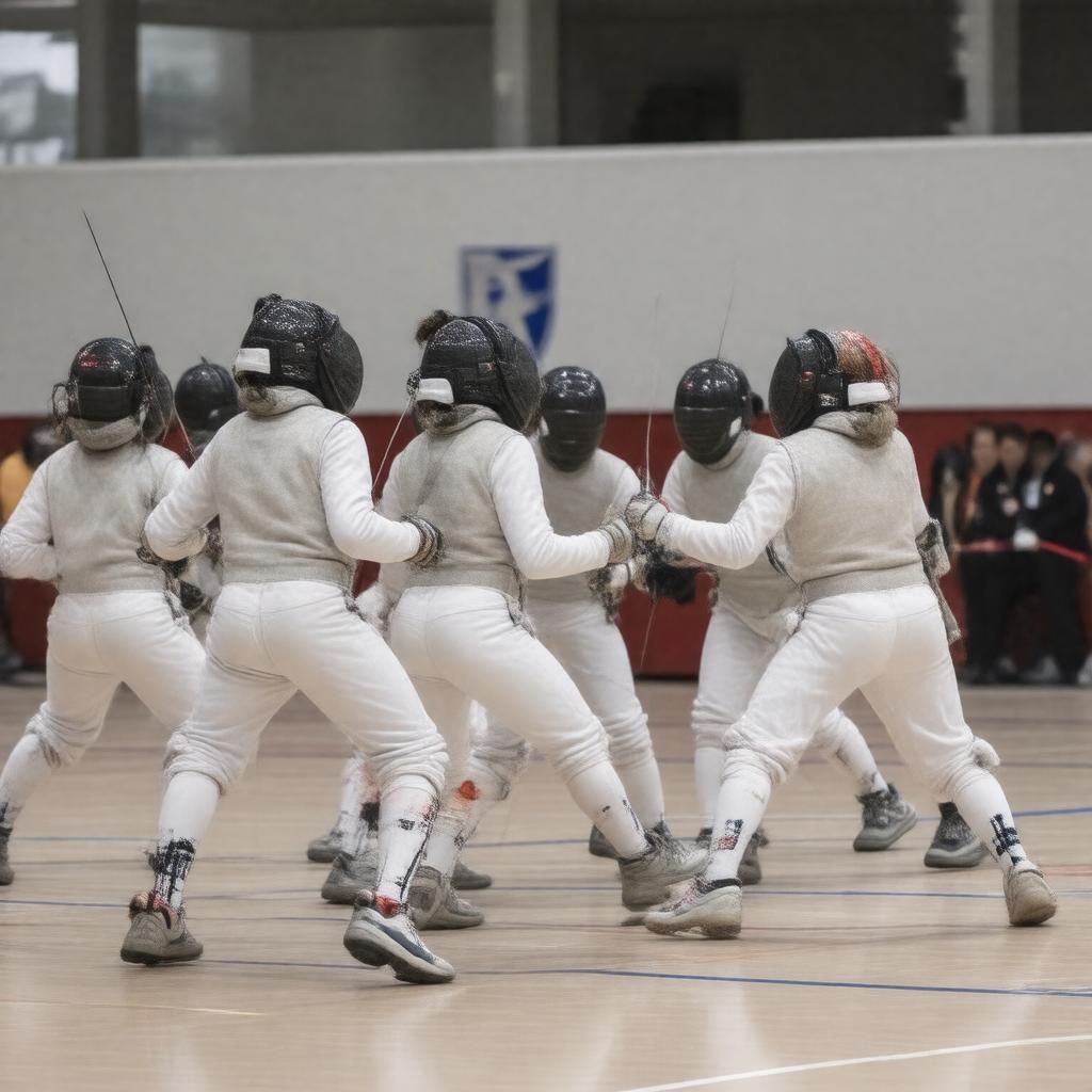AI-created image of Dublin University Fencing Club