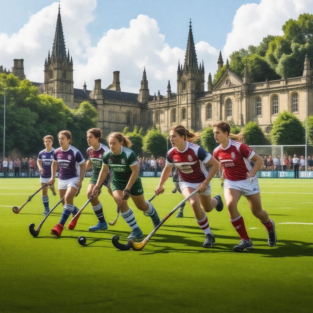 AI-created image of Dublin University Hockey Club